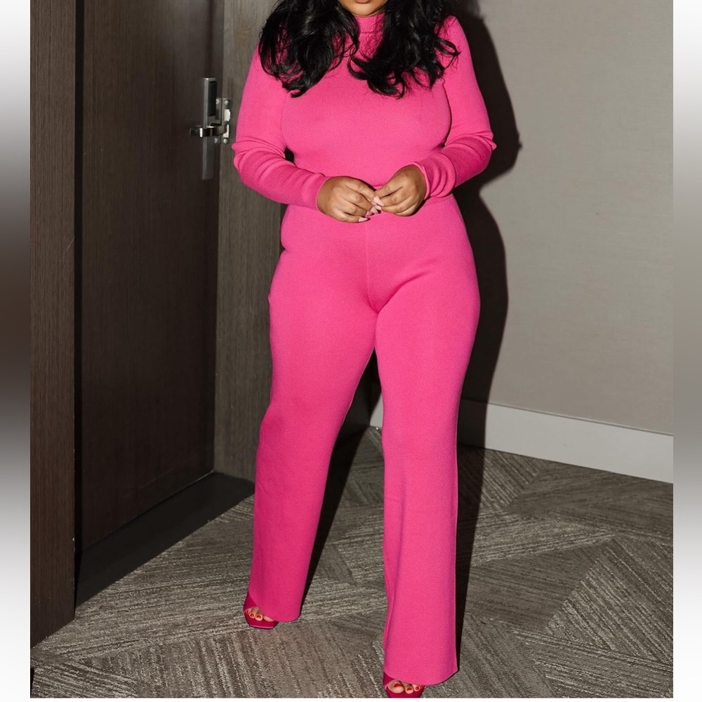 Pink Knit set